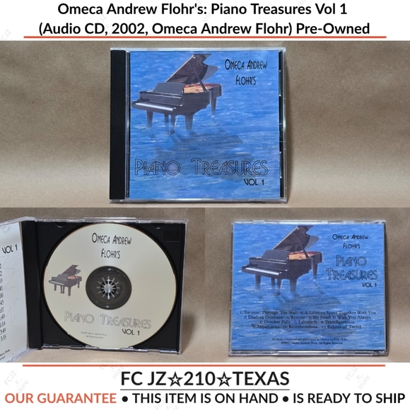 Omeca Andrew Flohr's: Piano Treasures Vol 1 (Audio CD, 2002, Omeca Andrew Flohr) - Picture 1 of 10